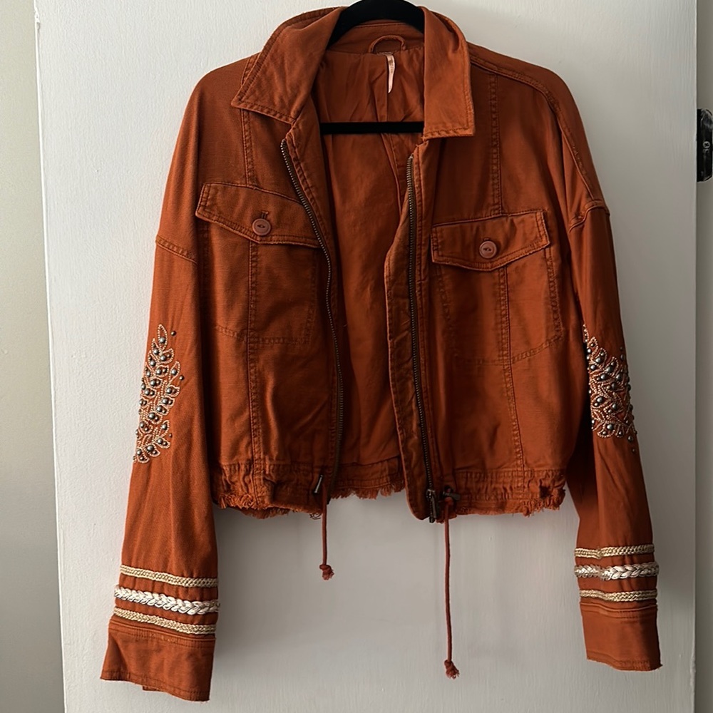 Free People Cropped Jacket